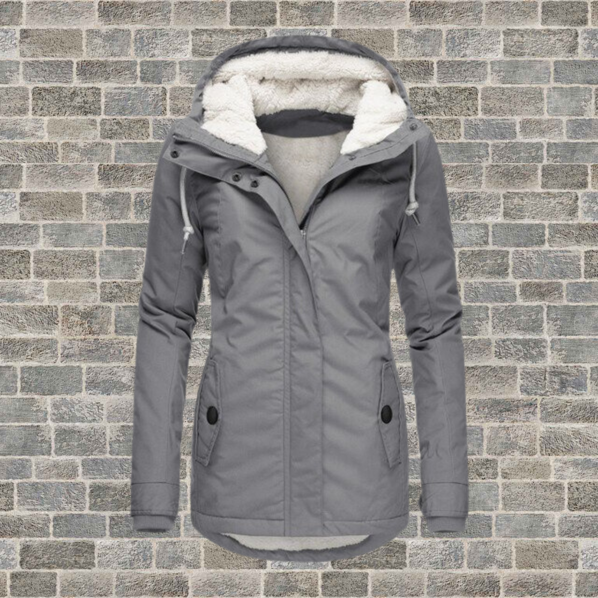 Winterjas - Met capuchon - Met fleecevoering - Winterparka - Winterjas voor dames-Boetiek Moda