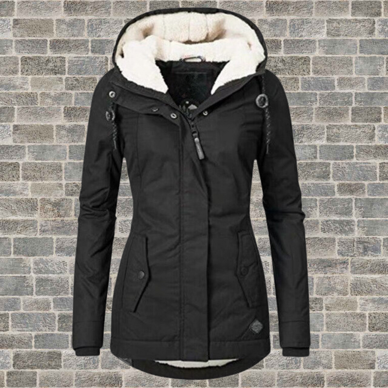 Winterjas - Met capuchon - Met fleecevoering - Winterparka - Winterjas voor dames-Boetiek Moda