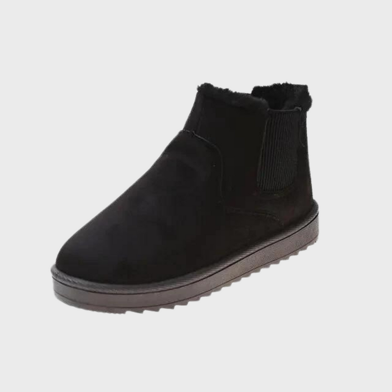 Winterlaarzen | Slip-On | Bont | Enkellaarzen | Vrouwenlaarzen-Boetiek Moda