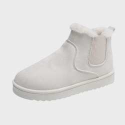 Winterlaarzen | Slip-On | Bont | Enkellaarzen | Vrouwenlaarzen-Boetiek Moda