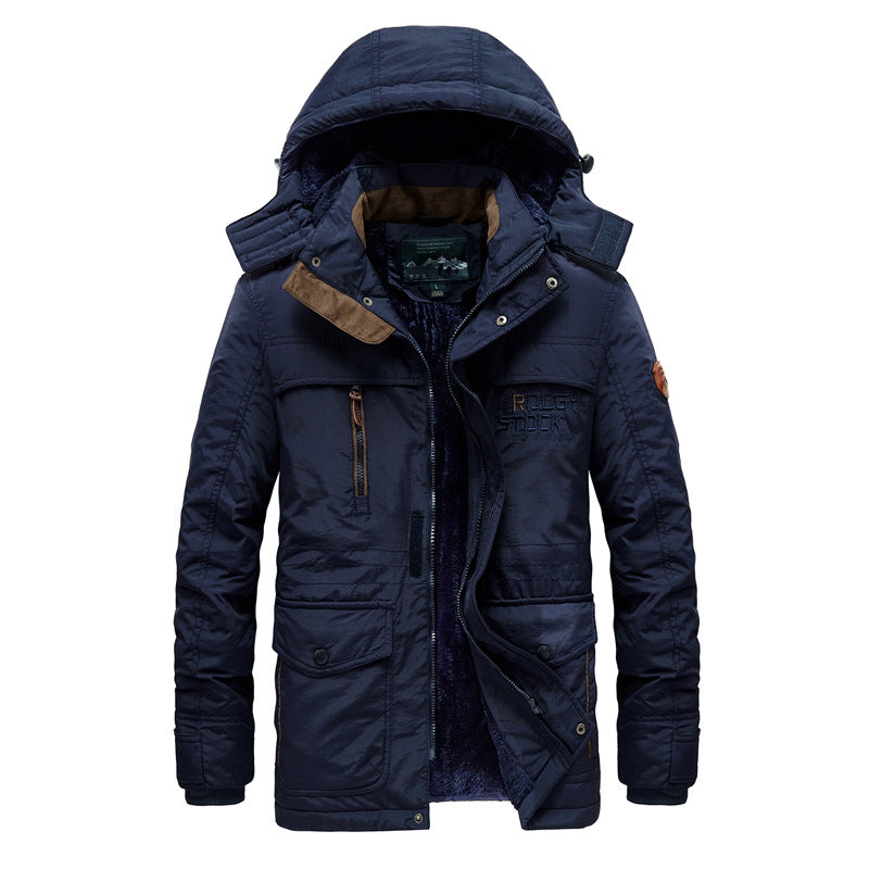 Winterparka | Met capuchon | Met fleecevoering | Sneeuwjas | Winterjas voor heren-Boetiek Moda