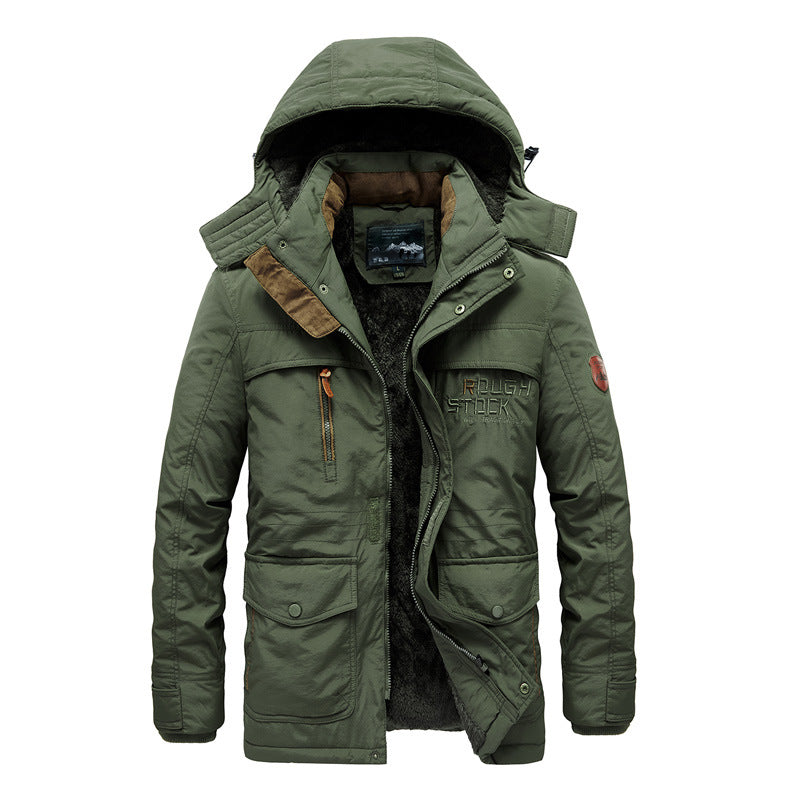 Winterparka | Met capuchon | Met fleecevoering | Sneeuwjas | Winterjas voor heren-Boetiek Moda
