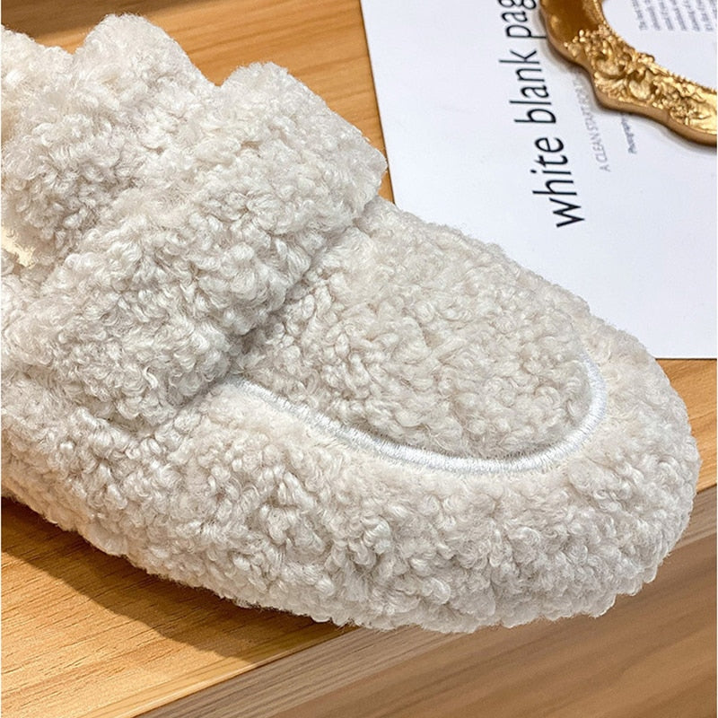 Winterschoenen - Antislip - Bont - Warme Pantoffels - Winterschoenen-Boetiek Moda
