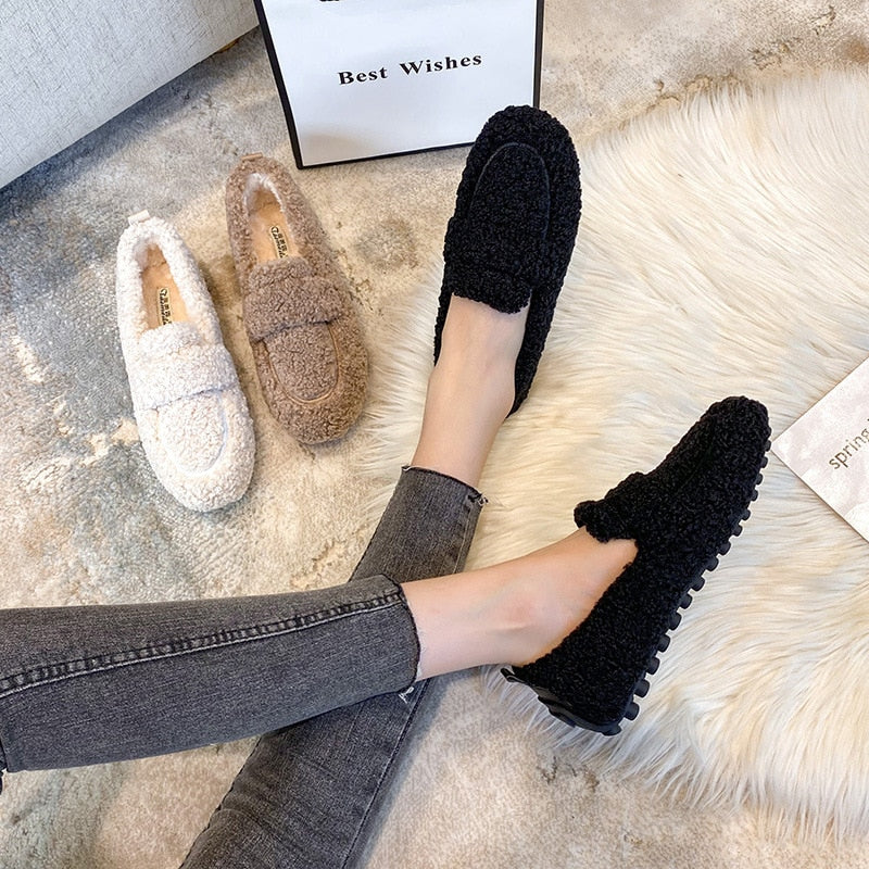 Winterschoenen - Antislip - Bont - Warme Pantoffels - Winterschoenen-Boetiek Moda