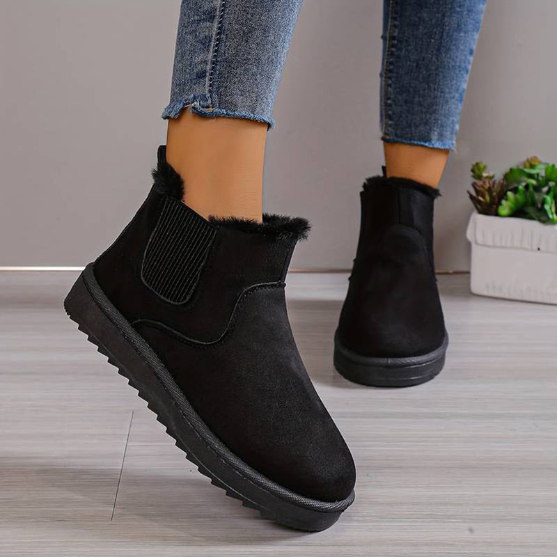 Winterschoenen | Bont | Slip-On | Enkellaarzen | Vrouwenlaarzen-Boetiek Moda