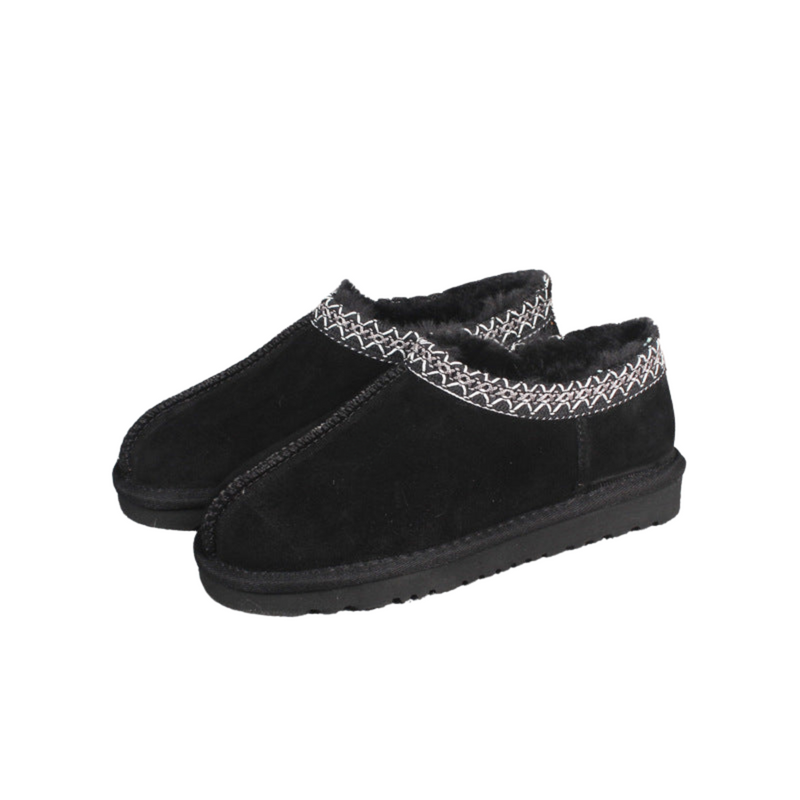 Winterschoenen - Suède - Bont Gevoerd - Slip-On Laarzen - Winterlaarzen Vrouwen-Boetiek Moda