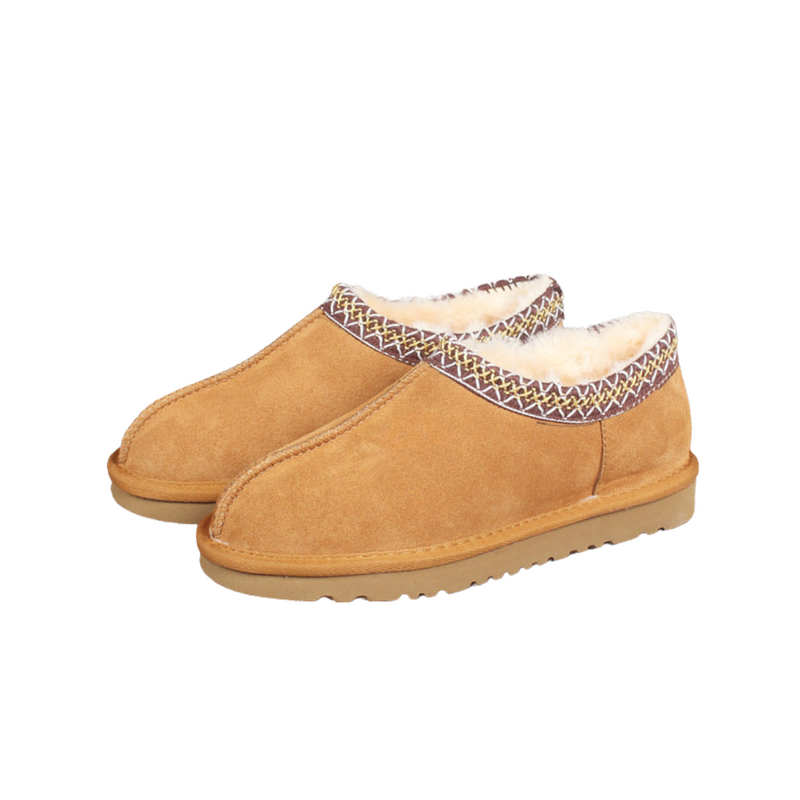 Winterschoenen - Suède - Bont Gevoerd - Slip-On Laarzen - Winterlaarzen Vrouwen-Boetiek Moda