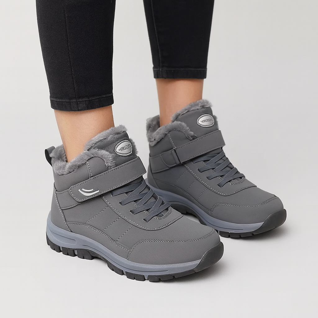 Wintersneakers - Met bontvoering - Antislip - Winterschoezen - Winterlaarzen voor dames-Boetiek Moda