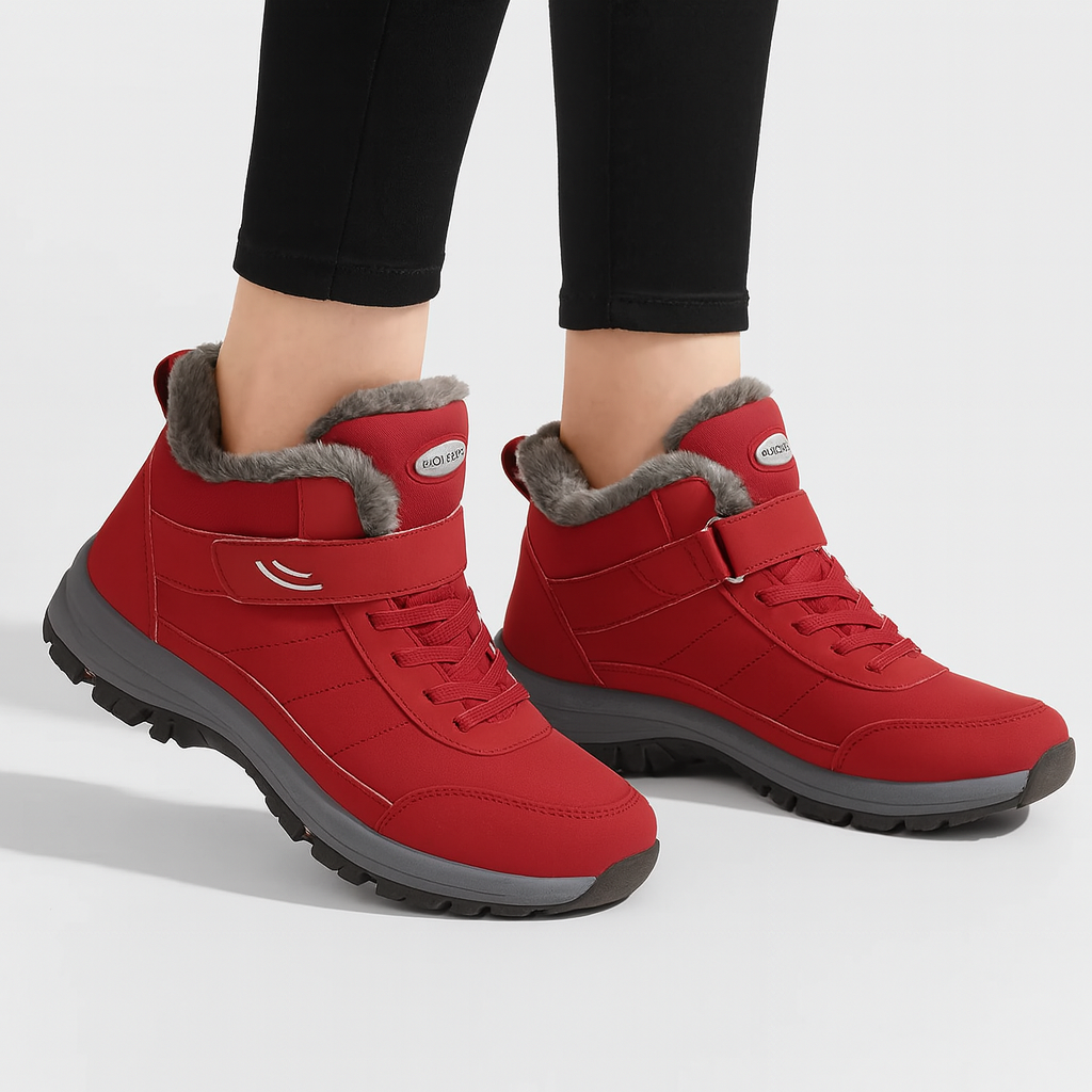 Wintersneakers - Met bontvoering - Antislip - Winterschoezen - Winterlaarzen voor dames-Boetiek Moda