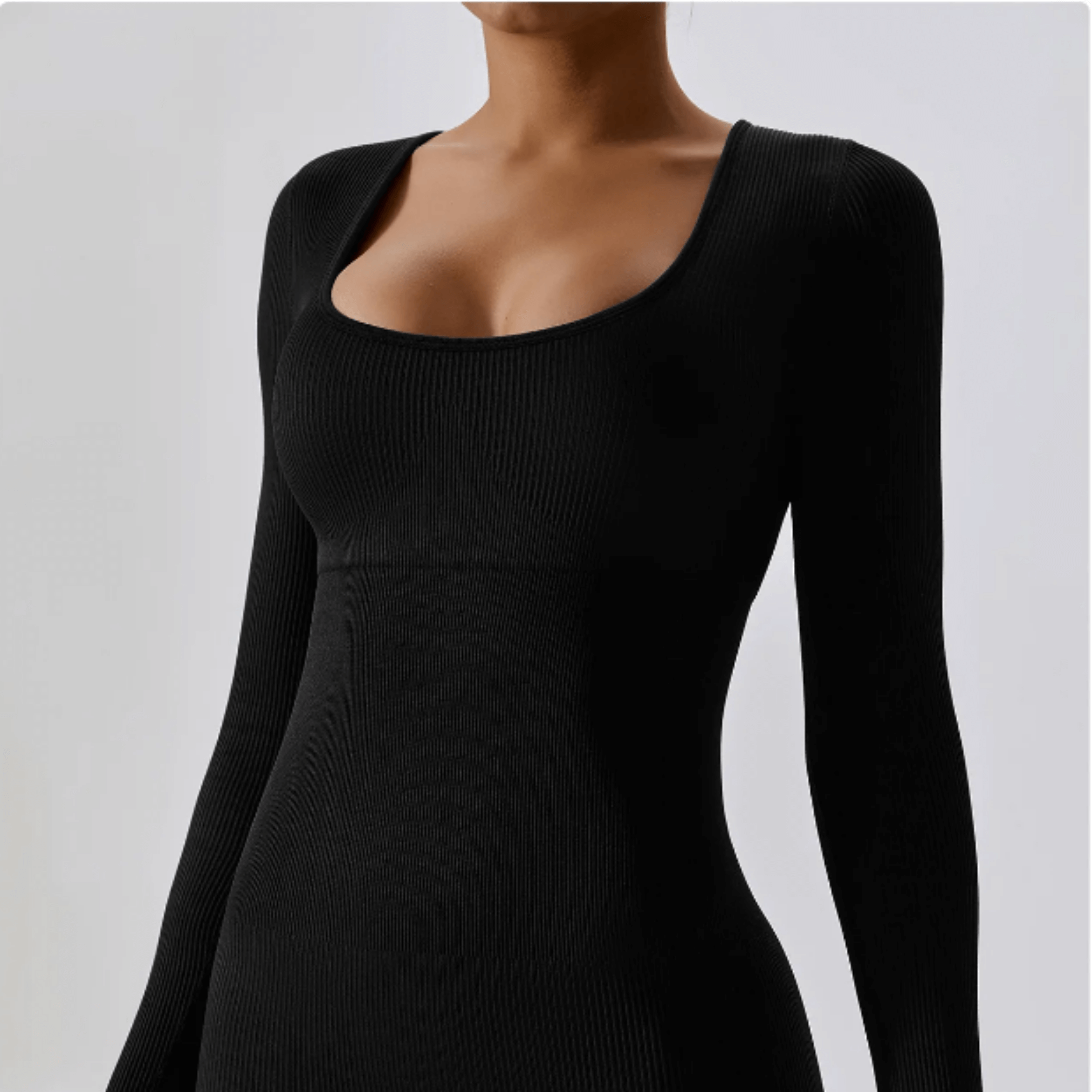 Workout Jumpsuit - Flatterende jumpsuit met lange mouwen voor dames om in te sporten-Boetiek Moda