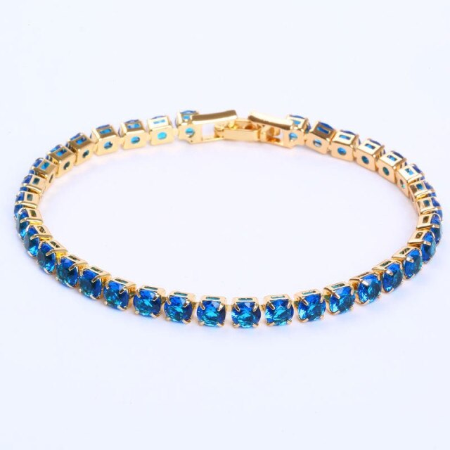 Zirkoon Armband - Zilveren gouden sieraden tennisarmband voor dames-Boetiek Moda