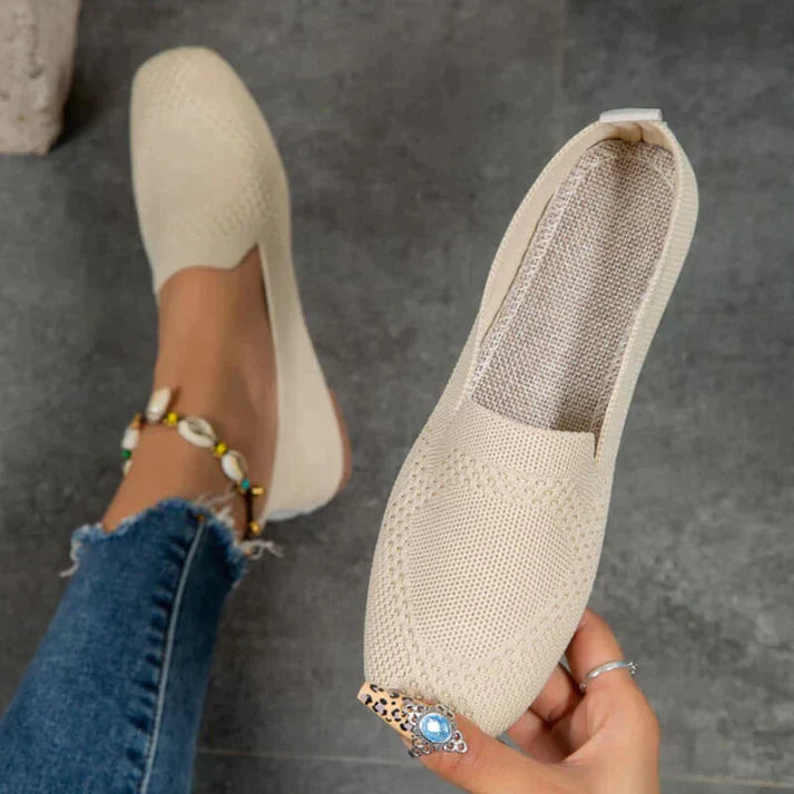 Zomerse Loafers | Slip-On | Comfortabele | Canvas Loafers | Damesschoenen-Boetiek Moda