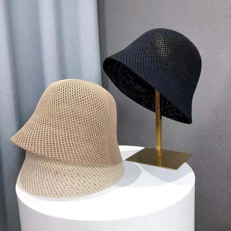 Zonnehoed - Lichtgewicht - Stro - Bucket Hat - Zomerhoeden voor dames-Boetiek Moda
