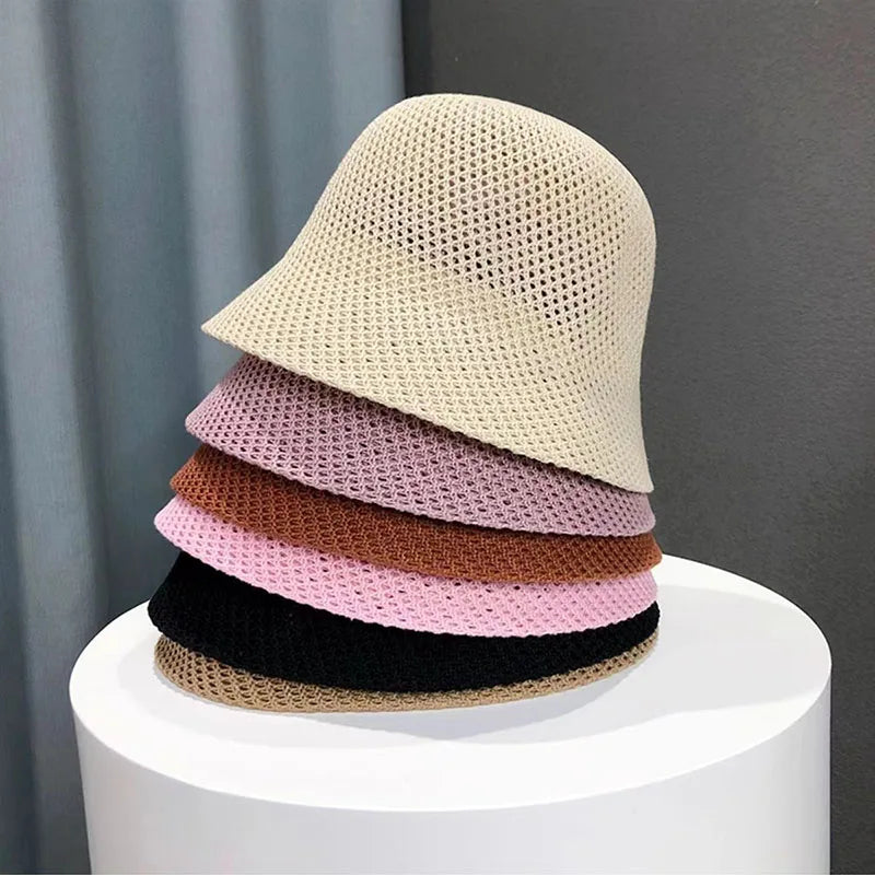 Zonnehoed - Lichtgewicht - Stro - Bucket Hat - Zomerhoeden voor dames-Boetiek Moda
