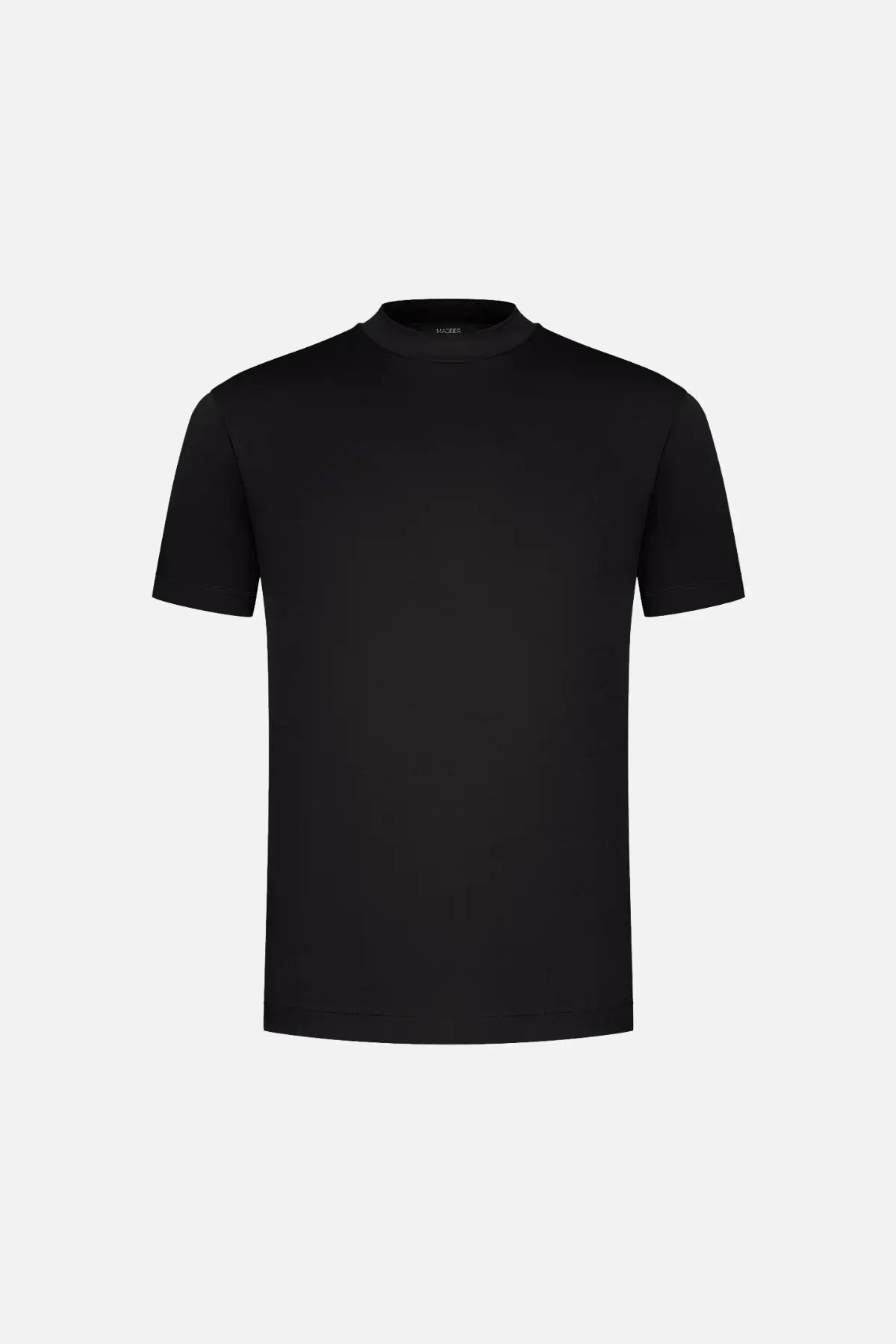 Zwart T-shirt | Ronde Hals | Relaxed Fit | Effen T-shirt | Heren-T-shirt-Boetiek Moda