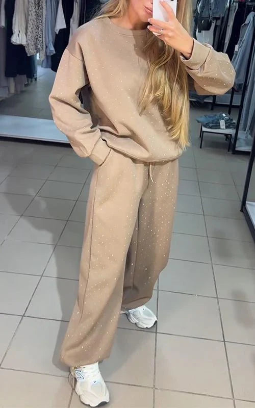 Zweet Set - Sprankelend - Comfy - Joggerset - Dameskleding-Boetiek Moda