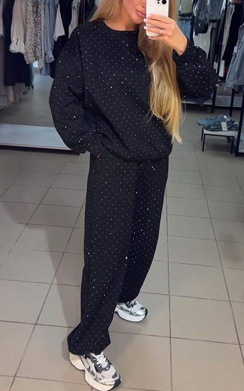 Zweet Set - Sprankelend - Comfy - Joggerset - Dameskleding-Boetiek Moda