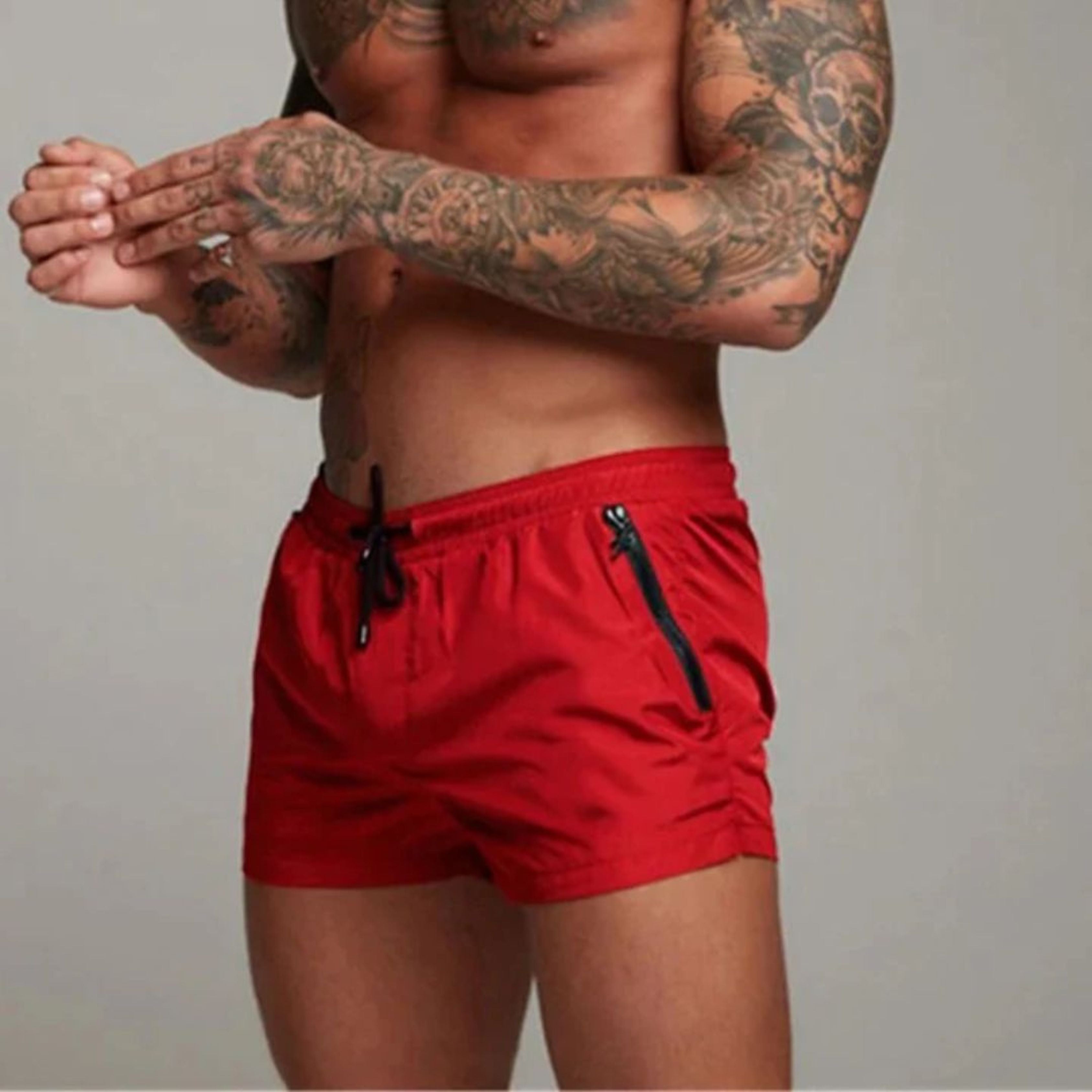 Zwembroek - Elastische taille - Trekkoord - Zwemshort - Zwemkleding voor mannen-Boetiek Moda