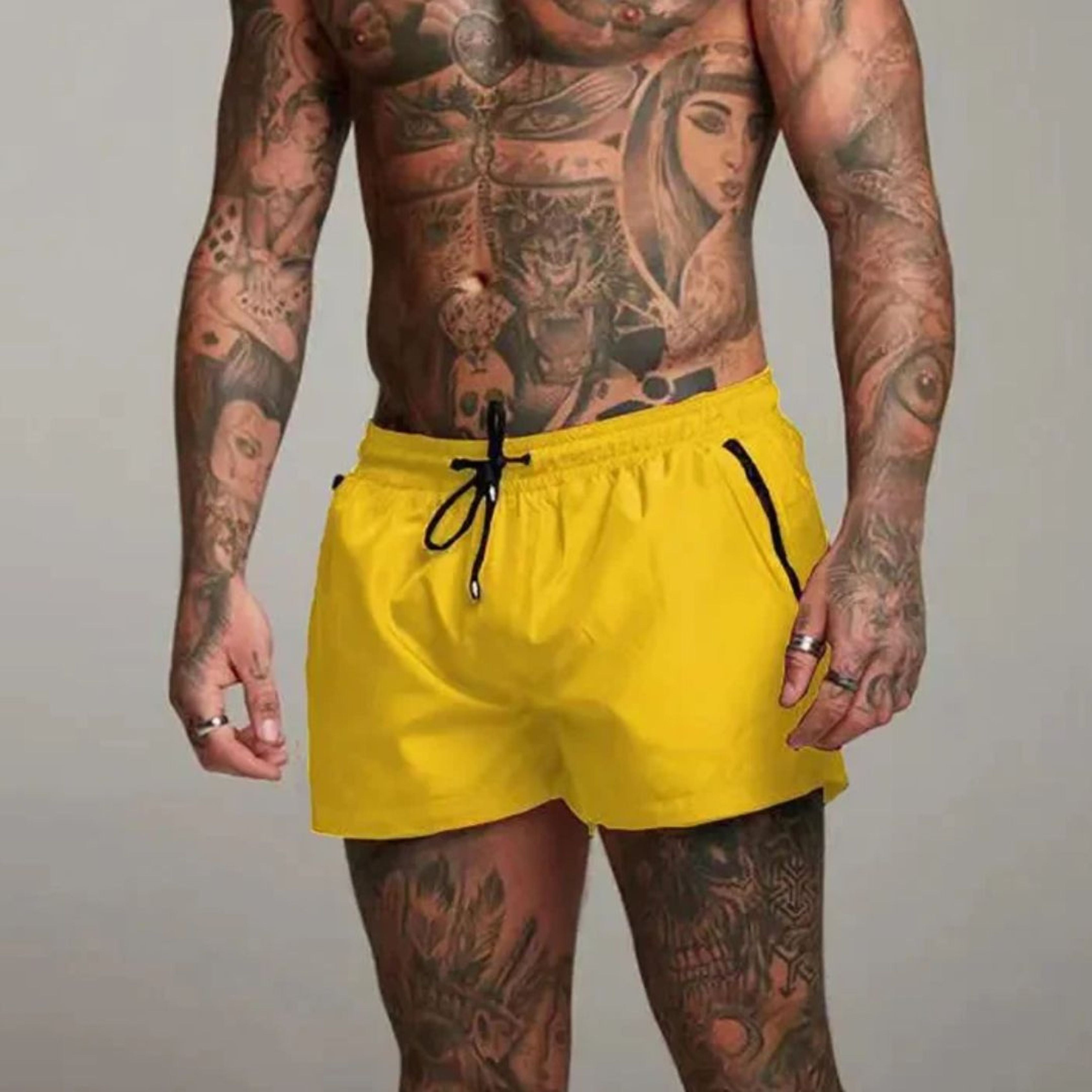 Zwembroek - Elastische taille - Trekkoord - Zwemshort - Zwemkleding voor mannen-Boetiek Moda