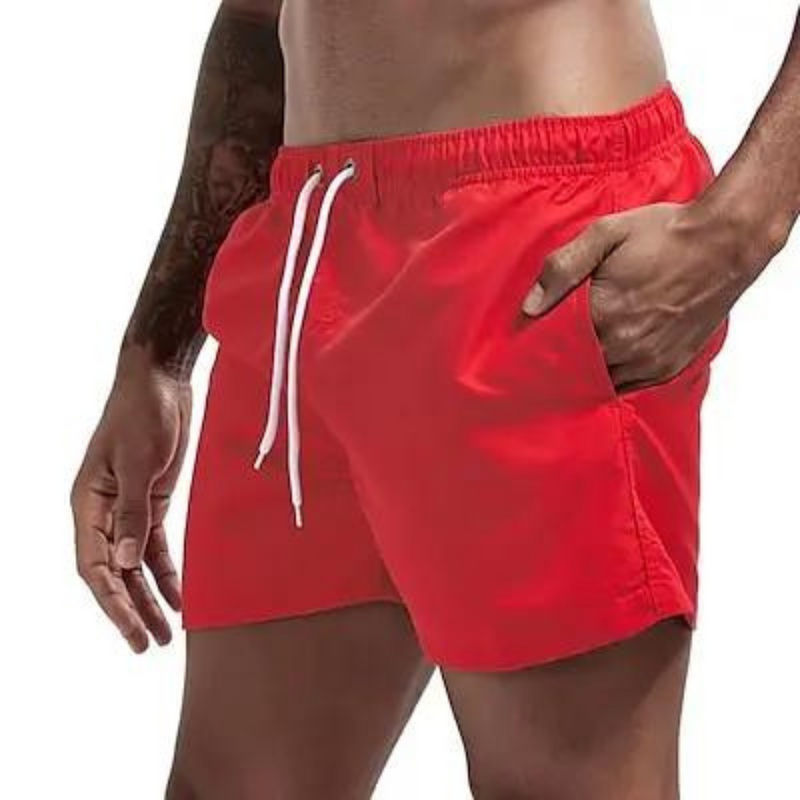 Zwemshort - Koord - Elastische taille - Zwembroek - Zwemkleding-Boetiek Moda