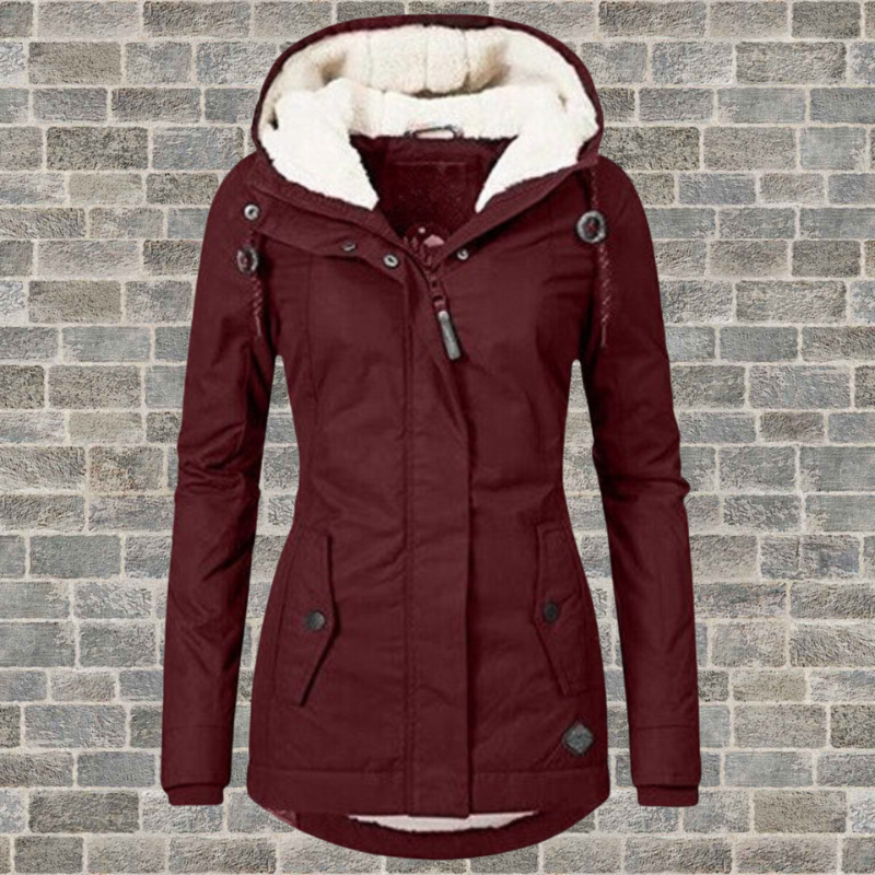 Winterjas - Met capuchon - Met fleecevoering - Winterparka - Winterjas voor dames