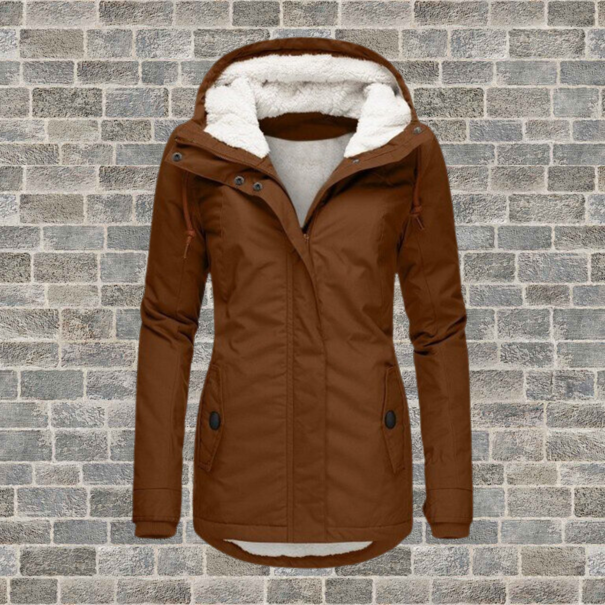Winterjas - Met capuchon - Met fleecevoering - Winterparka - Winterjas voor dames